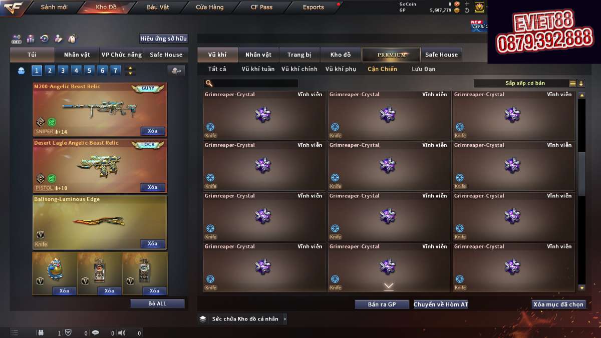 shop acc cf uy tin gia re